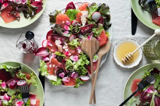 Égayez Vos Papilles En Ce Mois D’octobre Rose Avec La Salade Rose Et Sa Pink Vinaigrette !