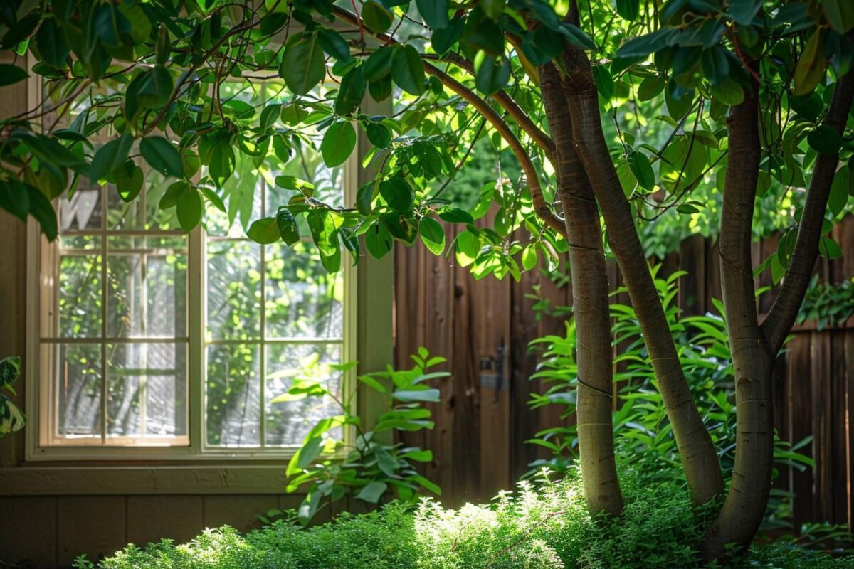 Comment cacher le vis à vis d'une fenêtre avec un arbre : astuces pratiques