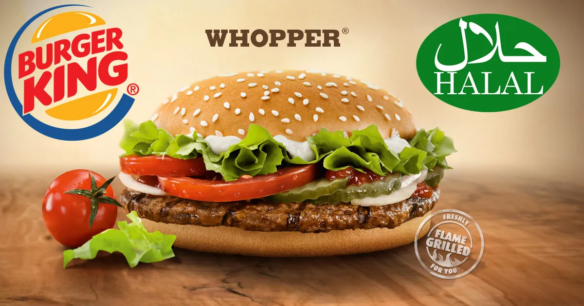 Burger King Whopper Halal