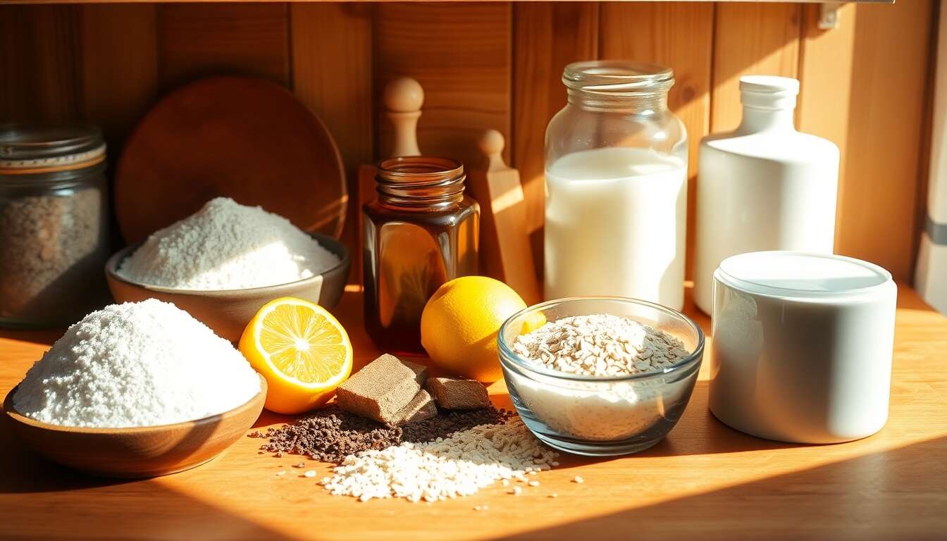 Exfoliants pour le corps à base de produits de cuisine